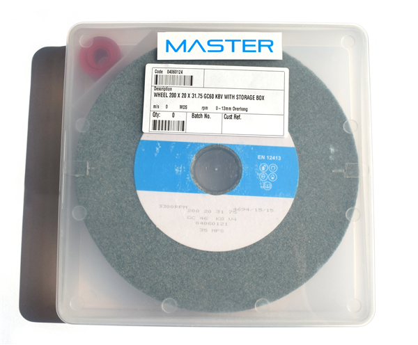 Master Grinding Wheel 200 x 20 x 31.75mm GC60 K8V - with storage box